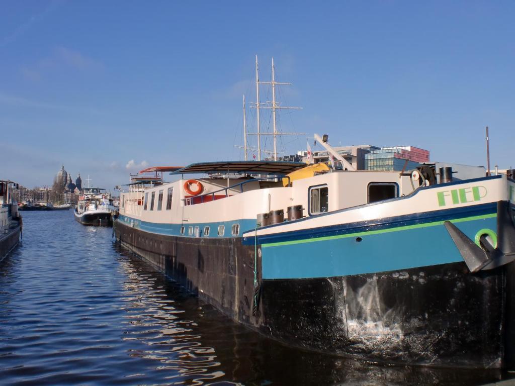 Hotelboat Fiep Амстердам Екстериор снимка
